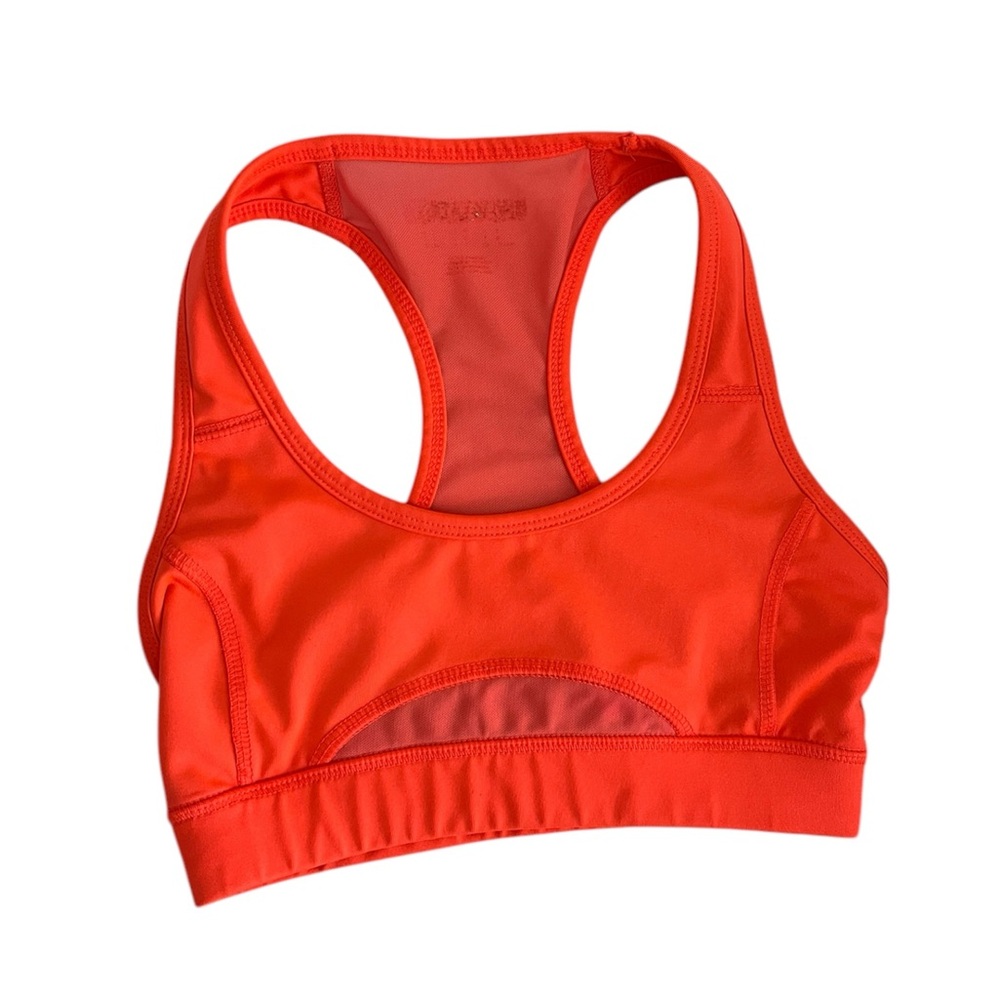 Orange Racerback Sports Bra
